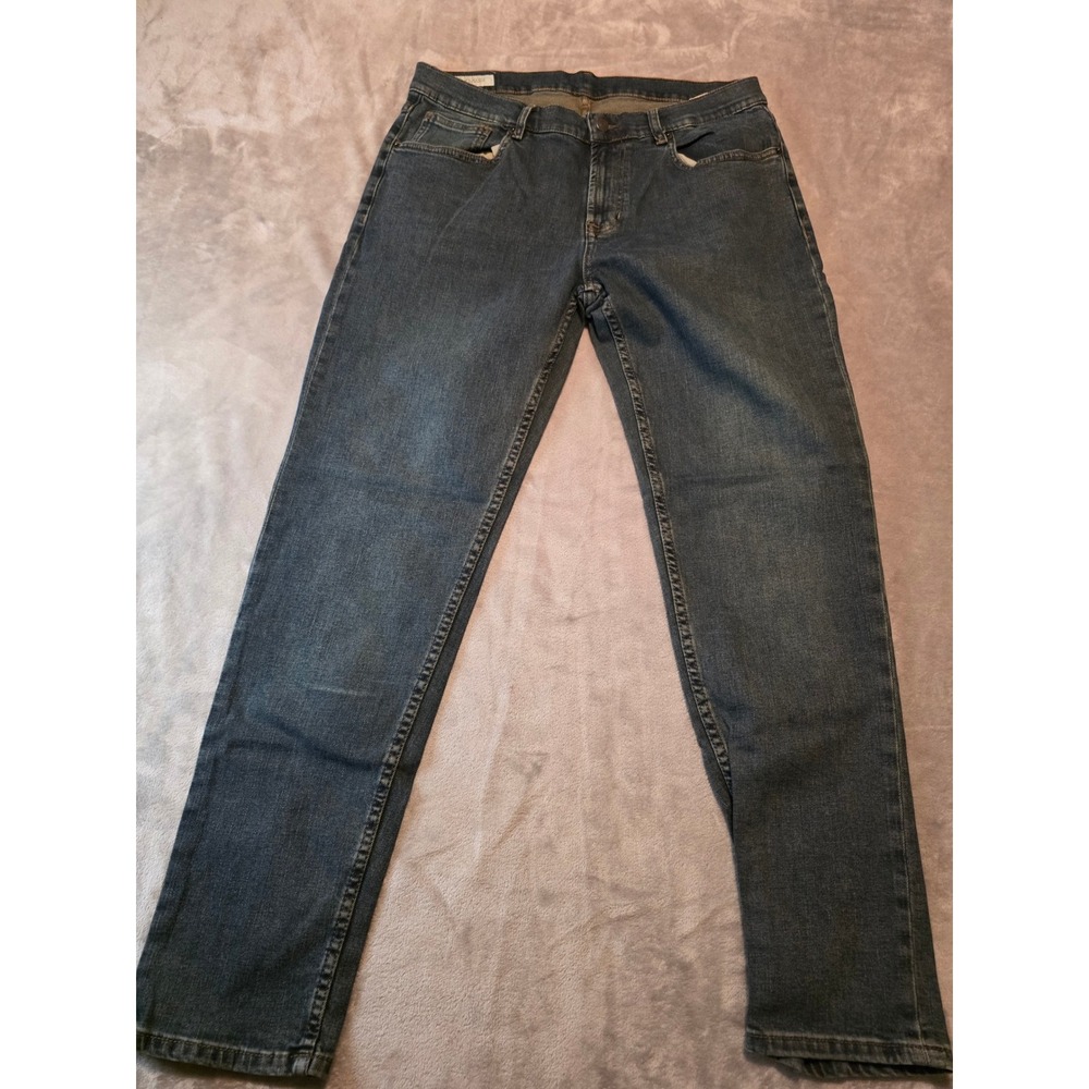 Zara Jeans Men 36x30 Blue Slim Fit Denim